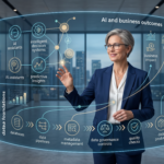 The image shows that AI readiness is not just about futuristic models but about leadership, trust, data foundations, governance, and responsible scale.